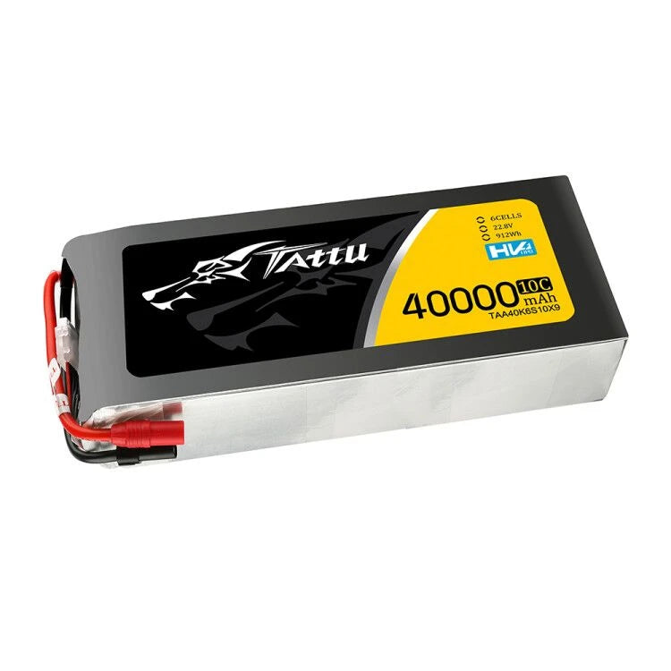 Tattu 40000mAh 6S 10C 22.8V(HV) Lipo Battery | AS150 Plug | UAV Classic