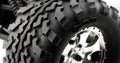 Mounted GT2 Tire, S Compound, on Warlock Wheel, Chrome Glued, Includes Molded Inserts - Model HPI4709 - HPI Racing