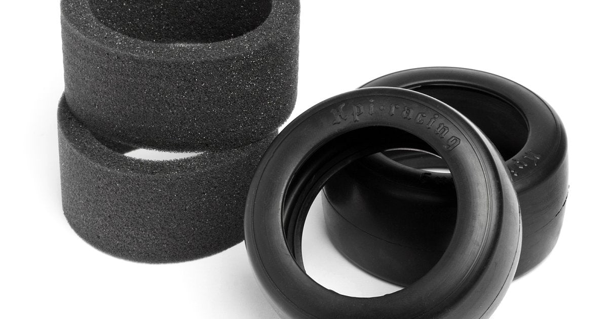 Vintage Slick Racing Tire, Wide, D Compound, 31mm (2pcs) - Model HPI4792 - HPI Racing