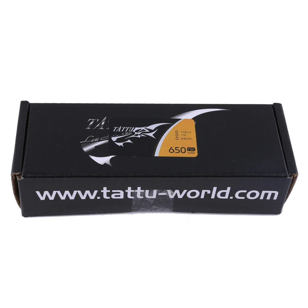 Tattu 650mAh 2S 75C 7.4V Lipo Battery | XT30 Plug | FPV Classic