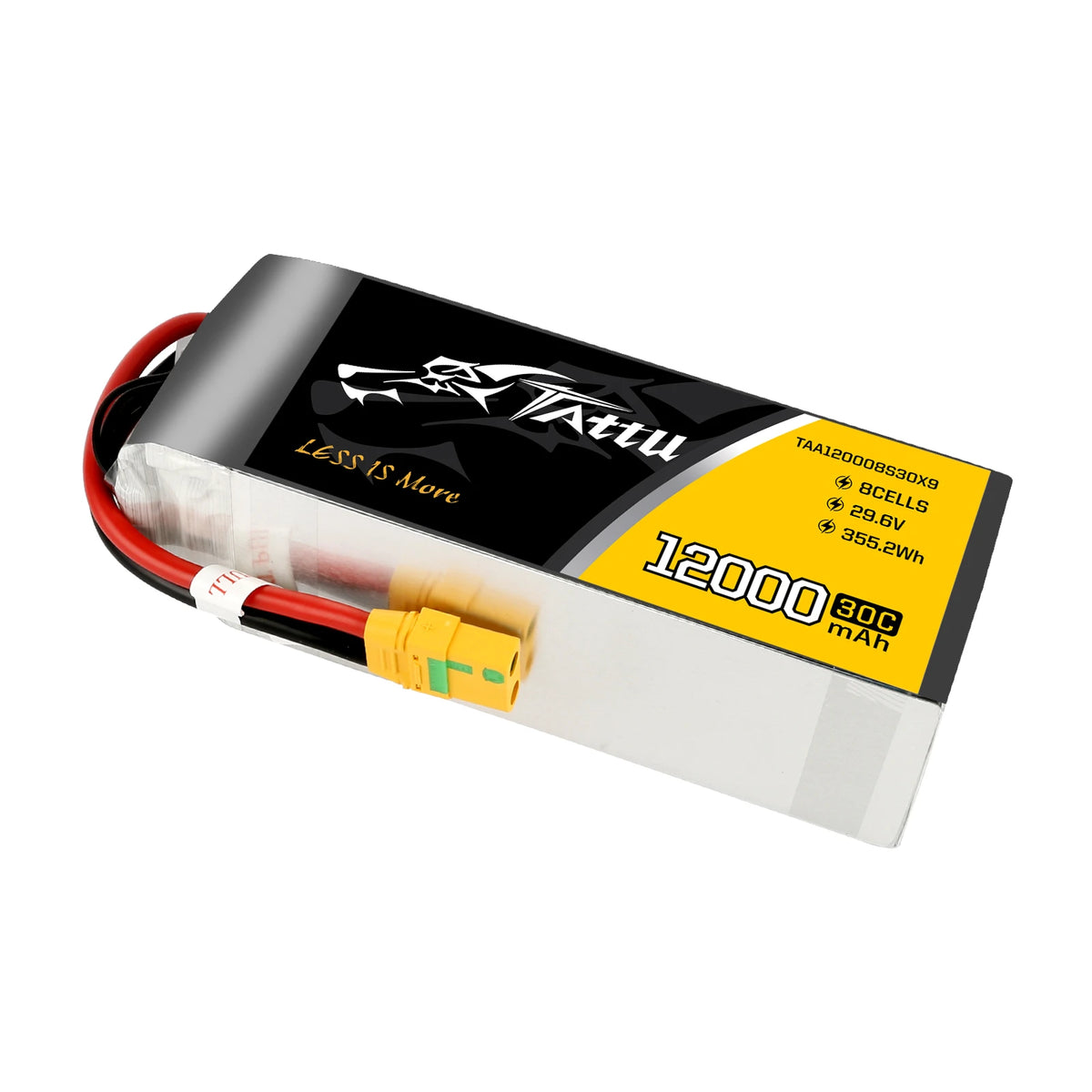 Tattu 12000mAh 8S 30C 29.6V Lipo Battery | XT90-S Plug | UAV Classic