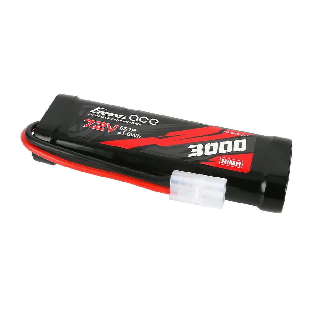Gens ace 3000mAh 6S 7.2V Battery | Tamiya Plug | NiMH