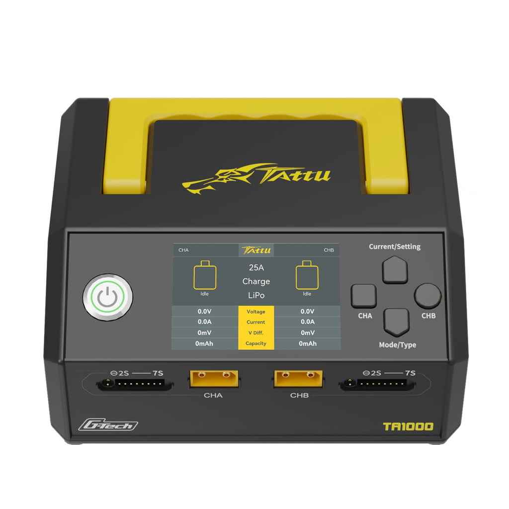 Tattu TA1000 Smart Charger | Dual Channel | 25A×2 1000W | 1S-7S