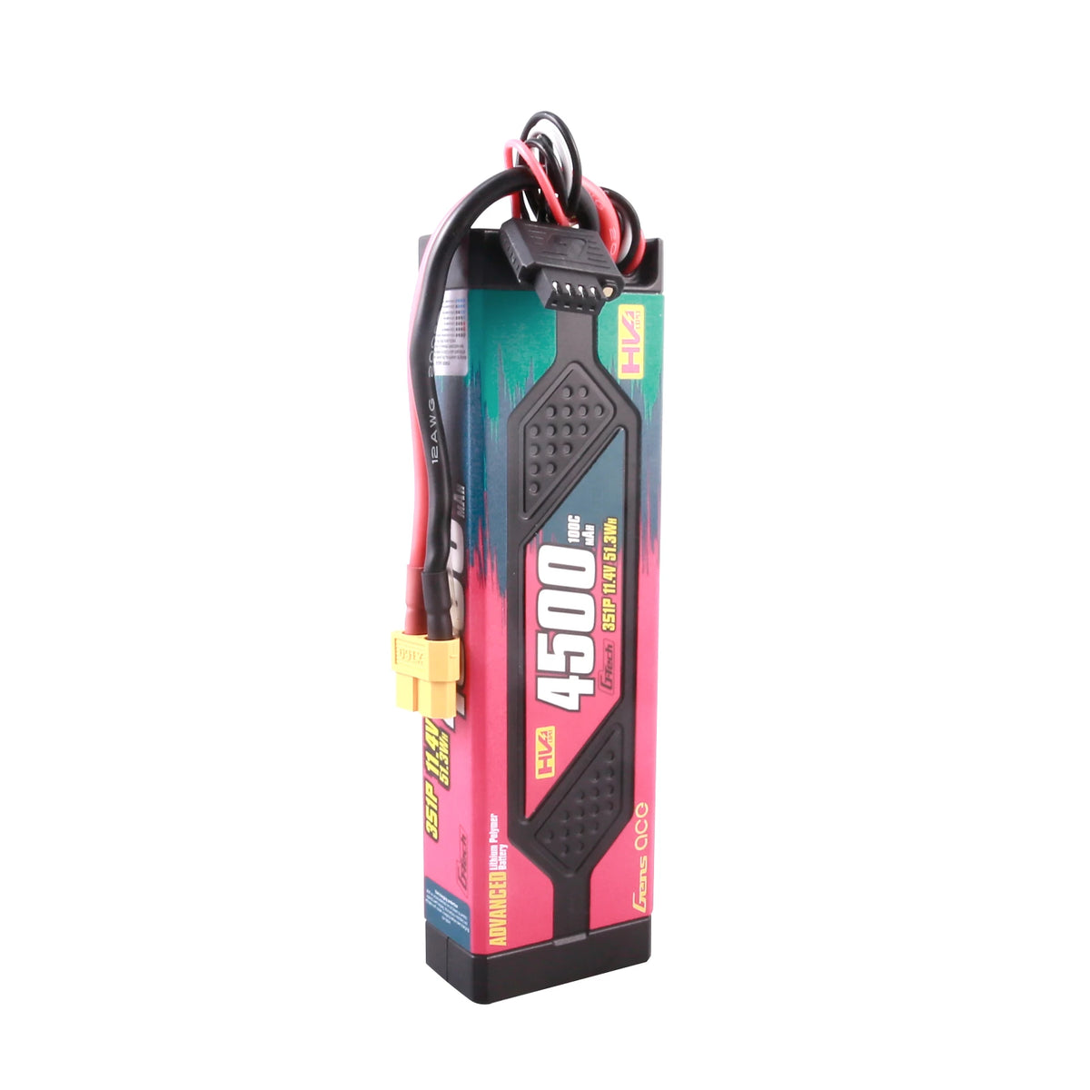 Gens ace 4500mAh 3S 100C 11.4V(HV) Lipo Battery | Hardcase | XT60 Plug | Advanced