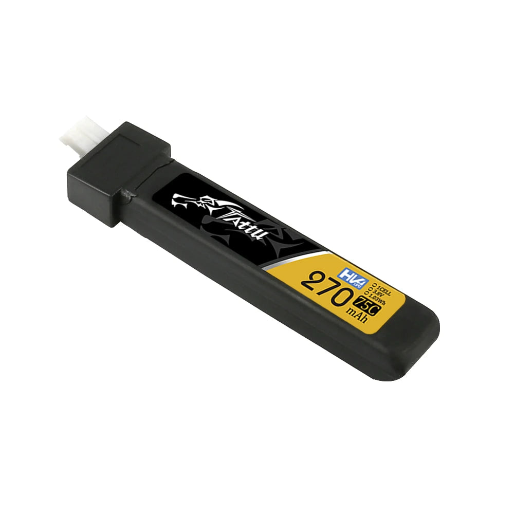 Tattu 270mAh 1S 75C 3.8V(HV) Lipo Battery | JST-PHR 2.0 Plug | FPV Classic (5pcs)