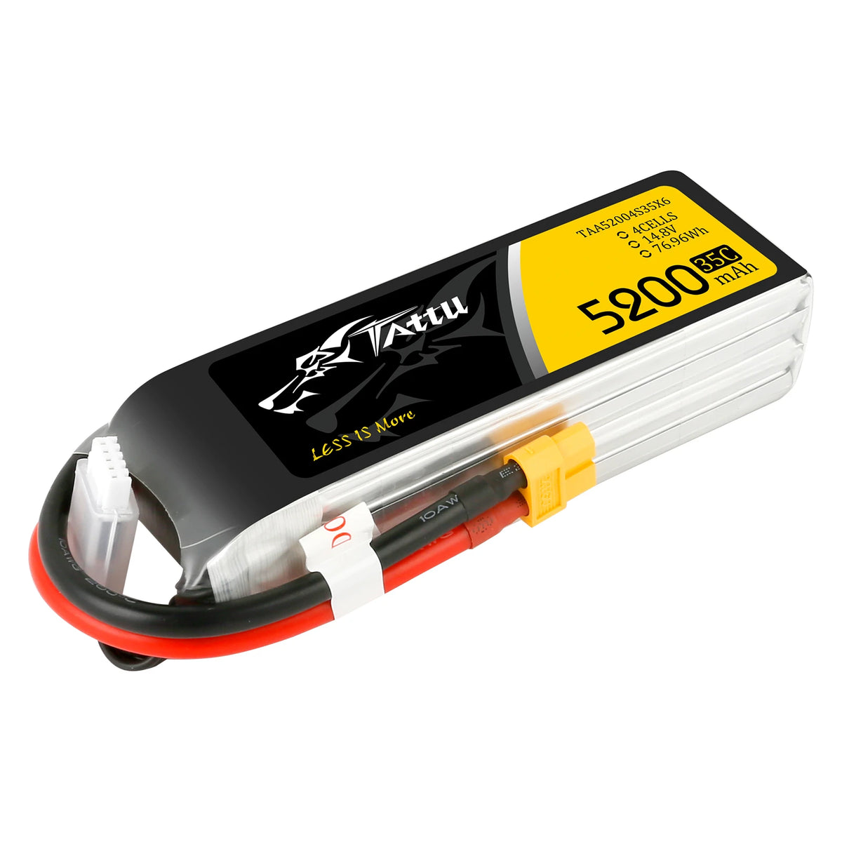 Tattu 5200mAh 4S 35C 14.8V Lipo Battery | XT60 Plug | UAV Classic