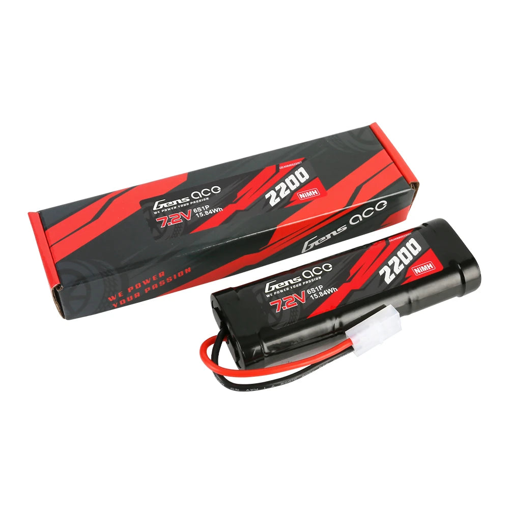 Gens ace 2200mAh 6S 7.2V Battery | Tamiya Plug | NiMH