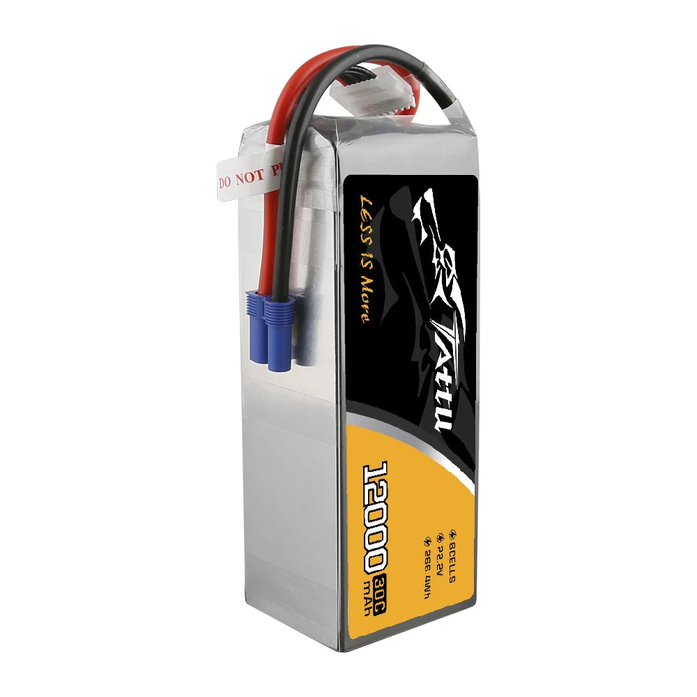 Tattu 12000mAh 6S 30C 22.2V Lipo Battery | EC5 Plug | UAV Classic