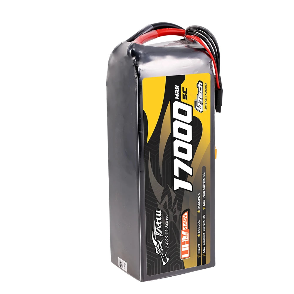 Tattu 17000mAh 6S 5C 23.7V(UHV) Lipo Battery | XT90S-F Plug | UAV Classic