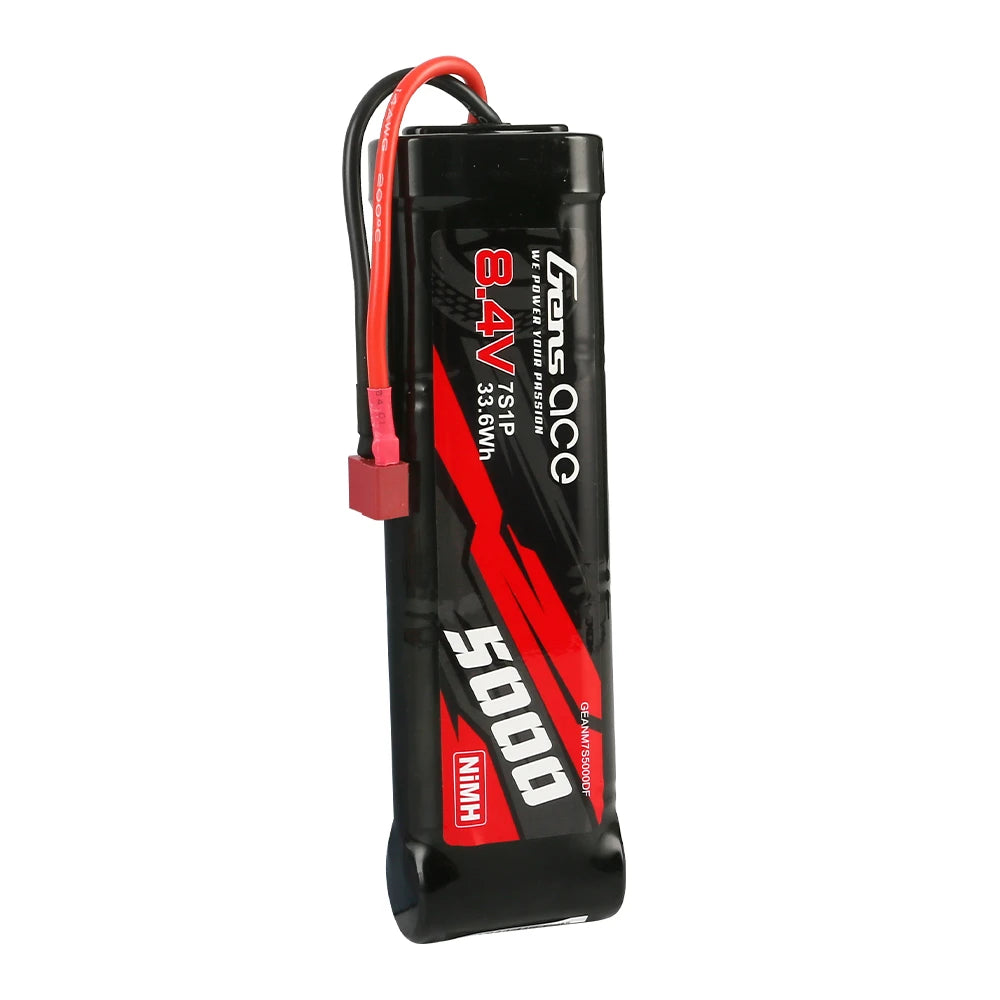 Gens ace 5000mAh 7S 8.4V Flat Battery | Deans Plug | NiMH