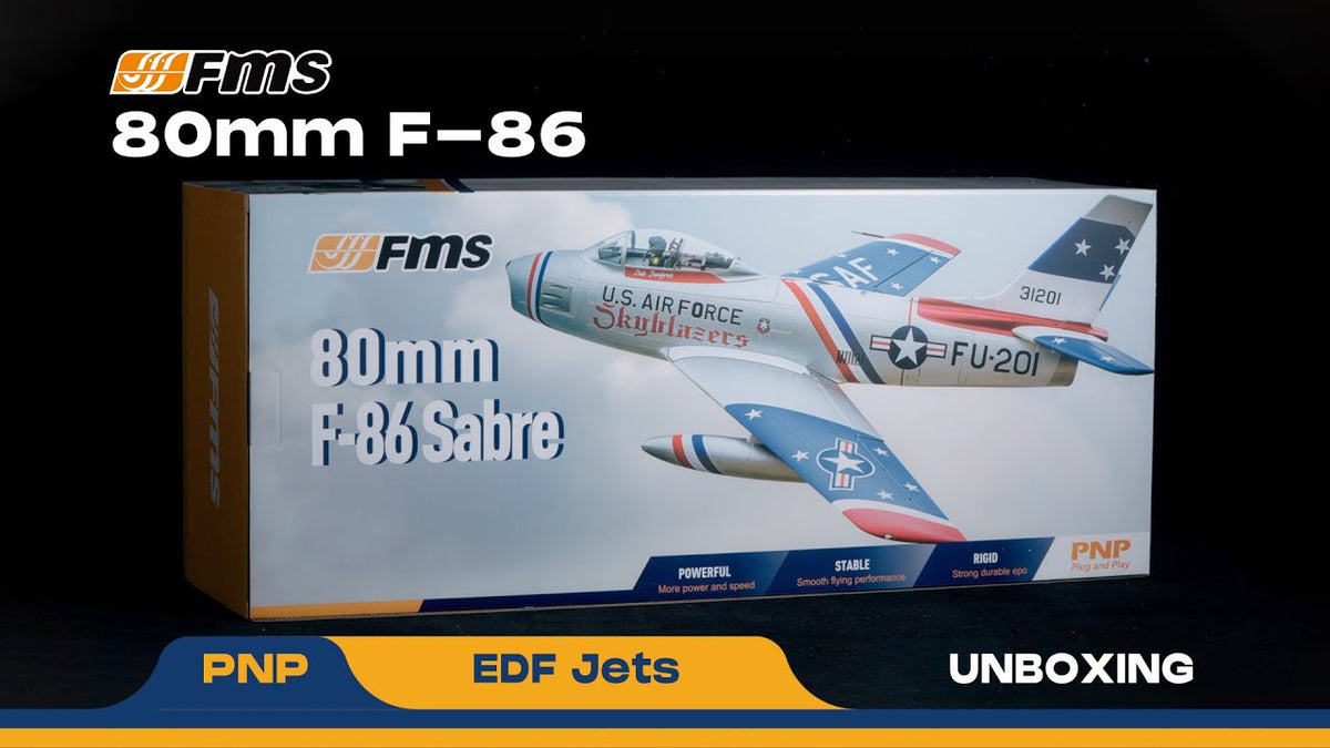 FMS EDF Jet 80mm F-86 Sabre PNP
