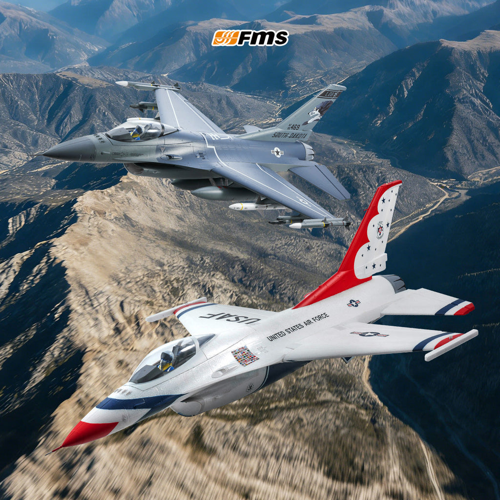 FMS EDF Jet 64mm F-16 Fighting Falcon, RTF / PNP