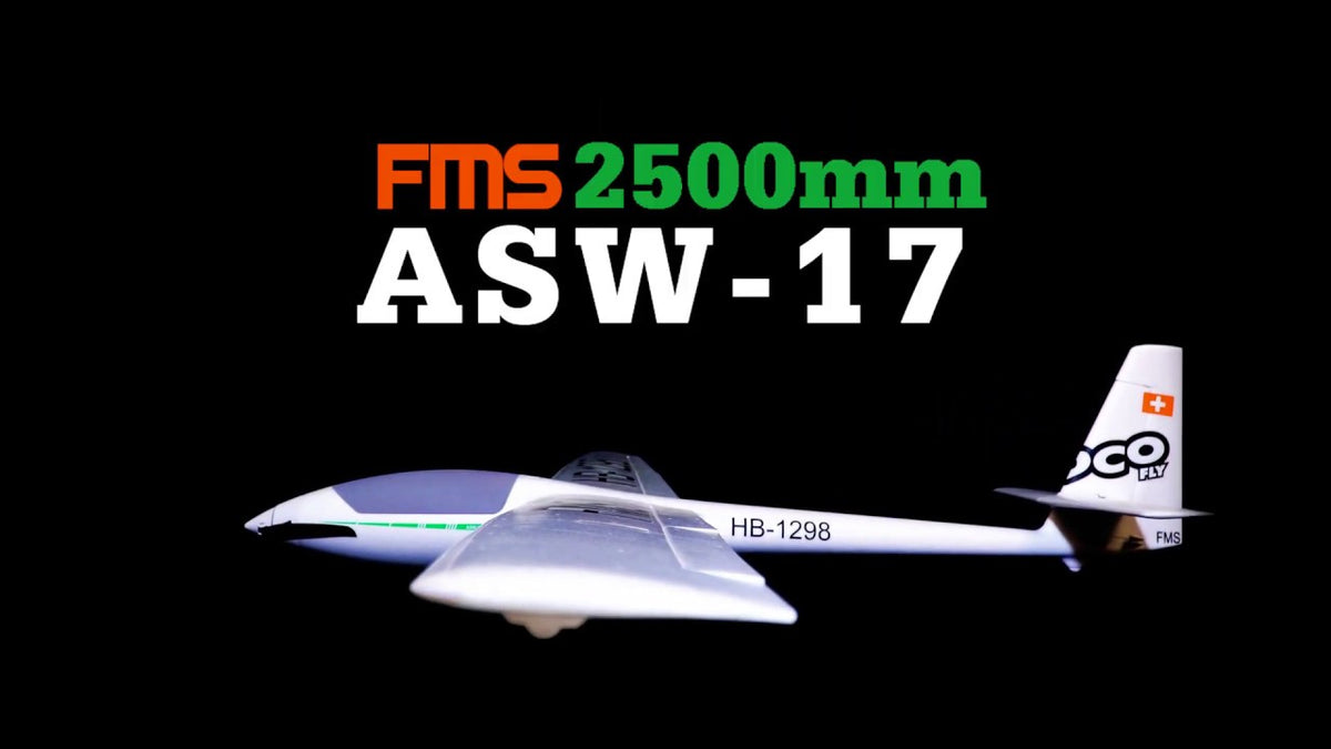 FMS 2500mm ASW-17 EP Glider PNP