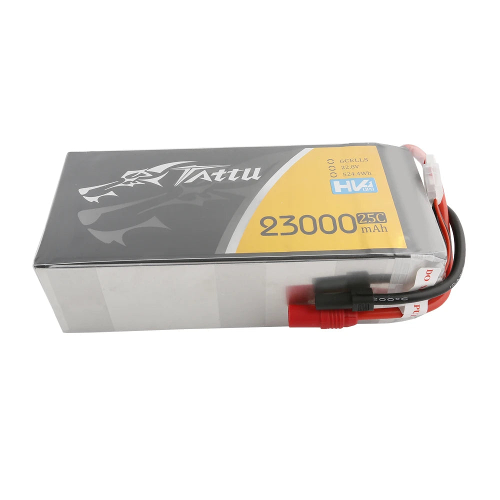 Tattu 23000mAh 6S 25C 22.8V(HV) Lipo Battery | AS150+XT150 Plug | UAV Classic