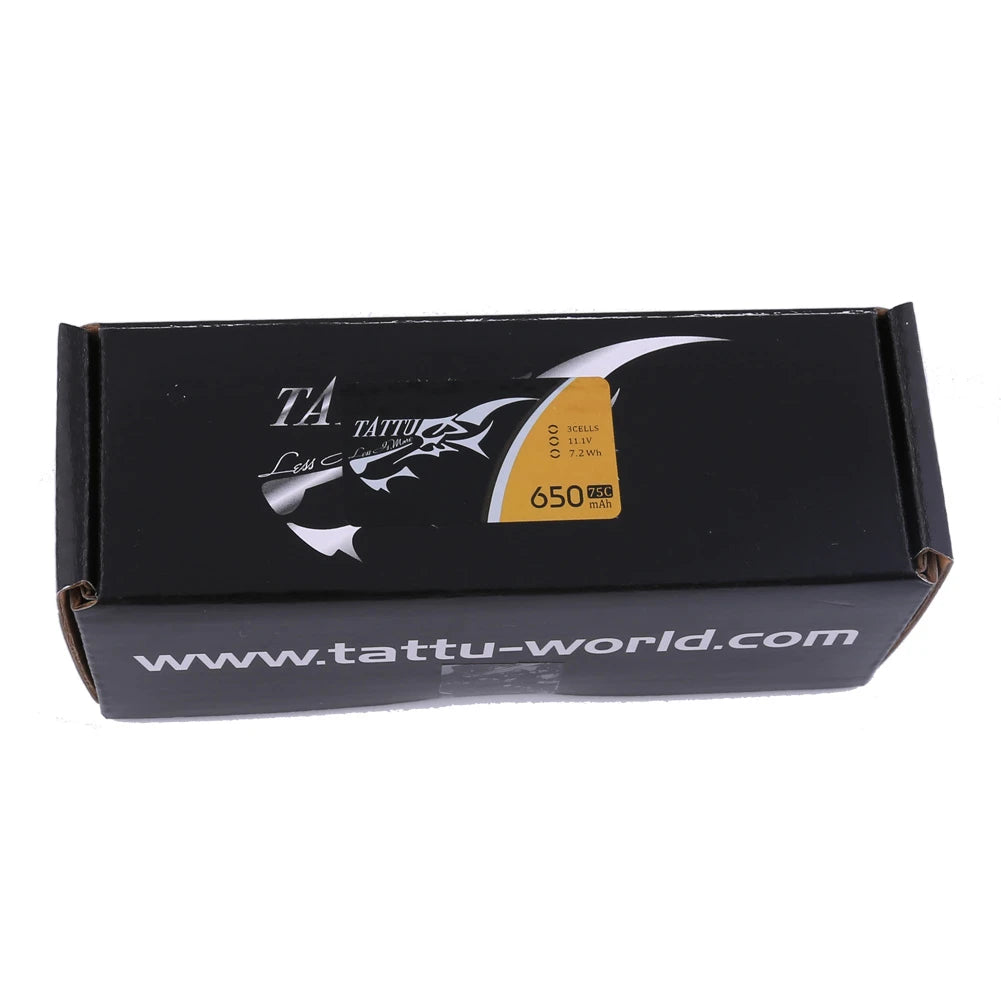 Tattu 650mAh 3S 75C 11.1V Lipo Battery | XT30 Plug | FPV Classic