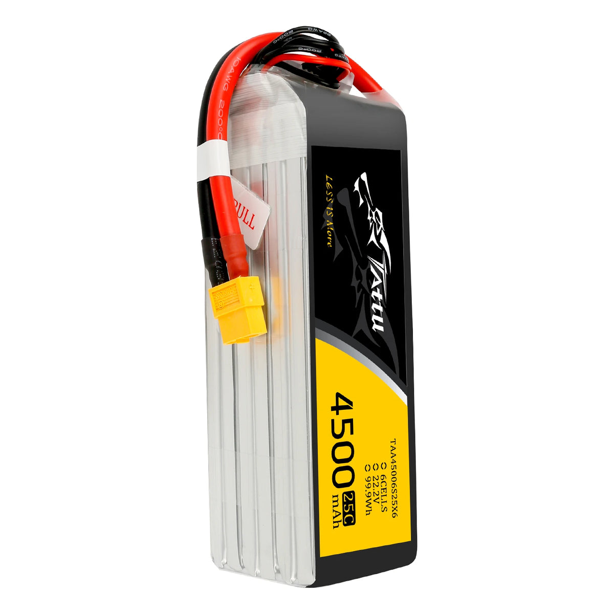 Tattu 4500mAh 6S 25C 22.2V Lipo Battery | XT60 Plug | UAV Classic