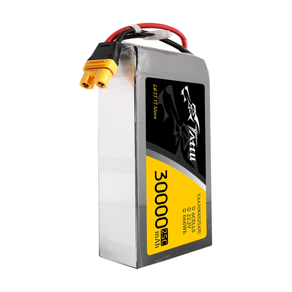 Tattu 30000mAh 6S 25C 22.2V Lipo Battery | AS150U-F Plug | UAV Classic