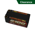 Gens ace 6100mAh 2S 130C 7.4V Shorty Lipo Battery | 8.0mm bullet | Redline 1.0