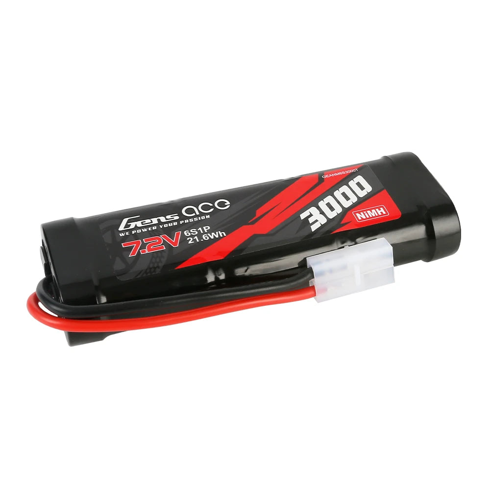 Gens ace 3000mAh 6S 7.2V Battery | Tamiya Plug | NiMH