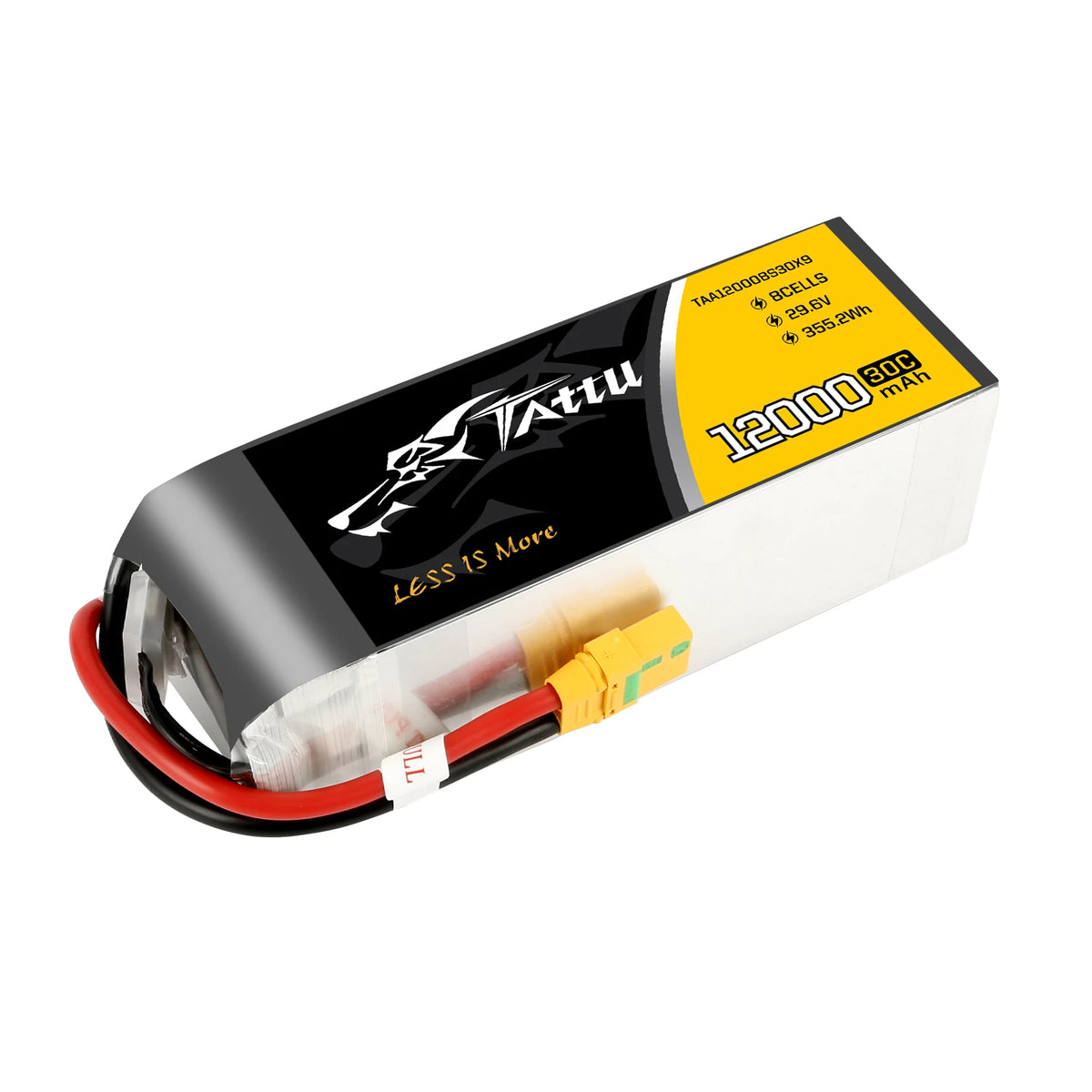 Tattu 12000mAh 8S 30C 29.6V Lipo Battery | XT90-S Plug | UAV Classic