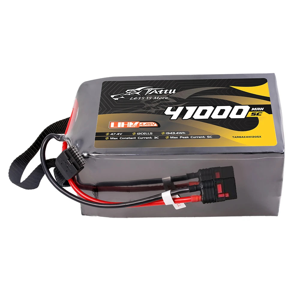 Tattu 41000mAh 12S 5C 47.4V(UHV) Lipo Battery | QS8 Plug | UAV Classic