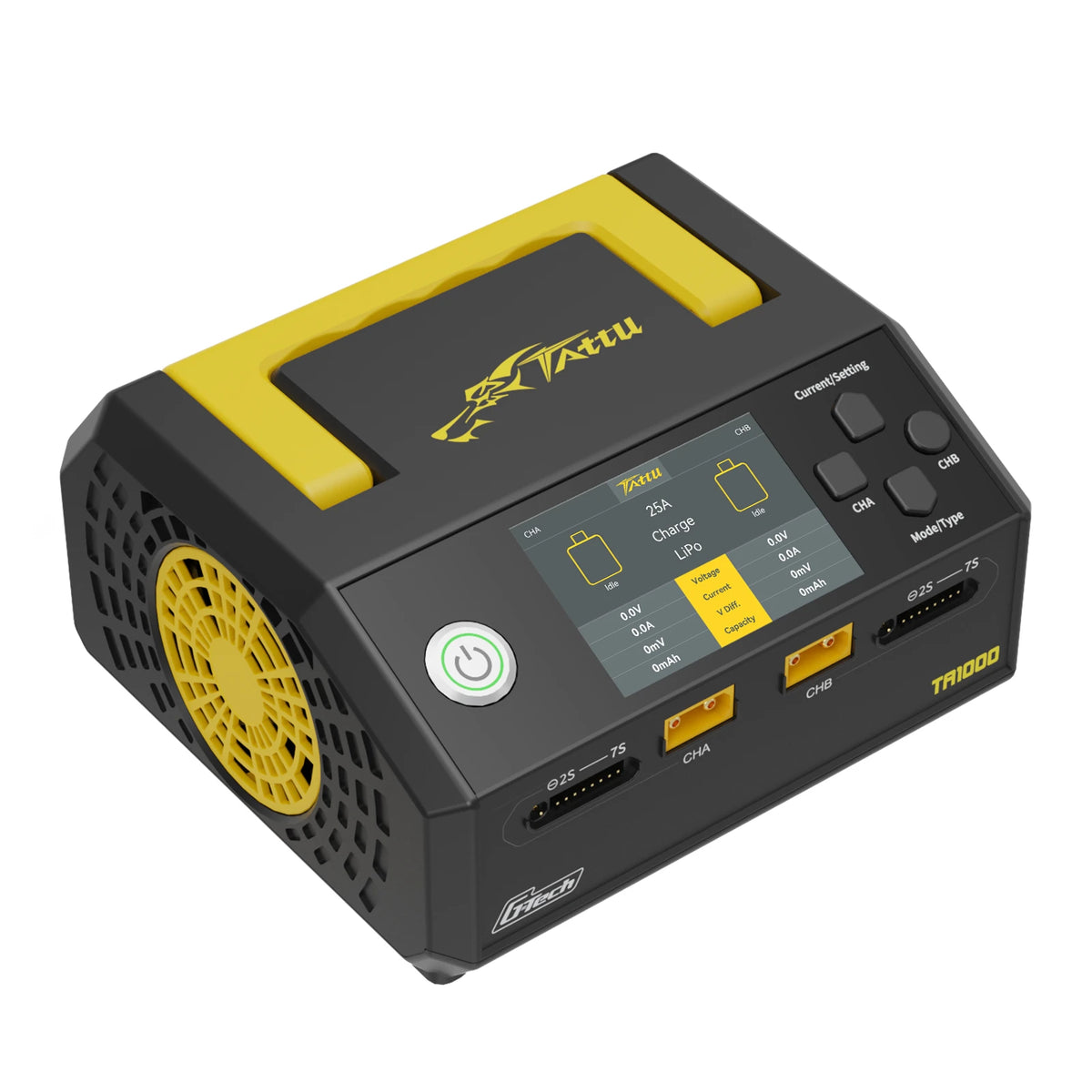 Tattu TA1000 Smart Charger | Dual Channel | 25A×2 1000W | 1S-7S