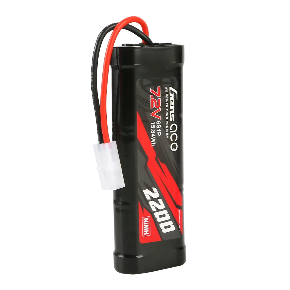 Gens ace 2200mAh 6S 7.2V Battery | Tamiya Plug | NiMH