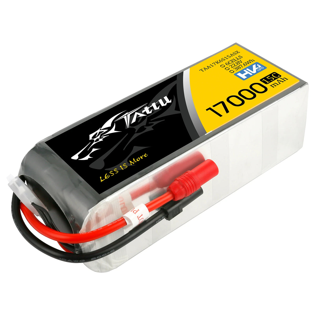 Tattu 17000mAh 6S 15C 22.8V(HV) Lipo Battery | AS150+XT150 | UAV Classic