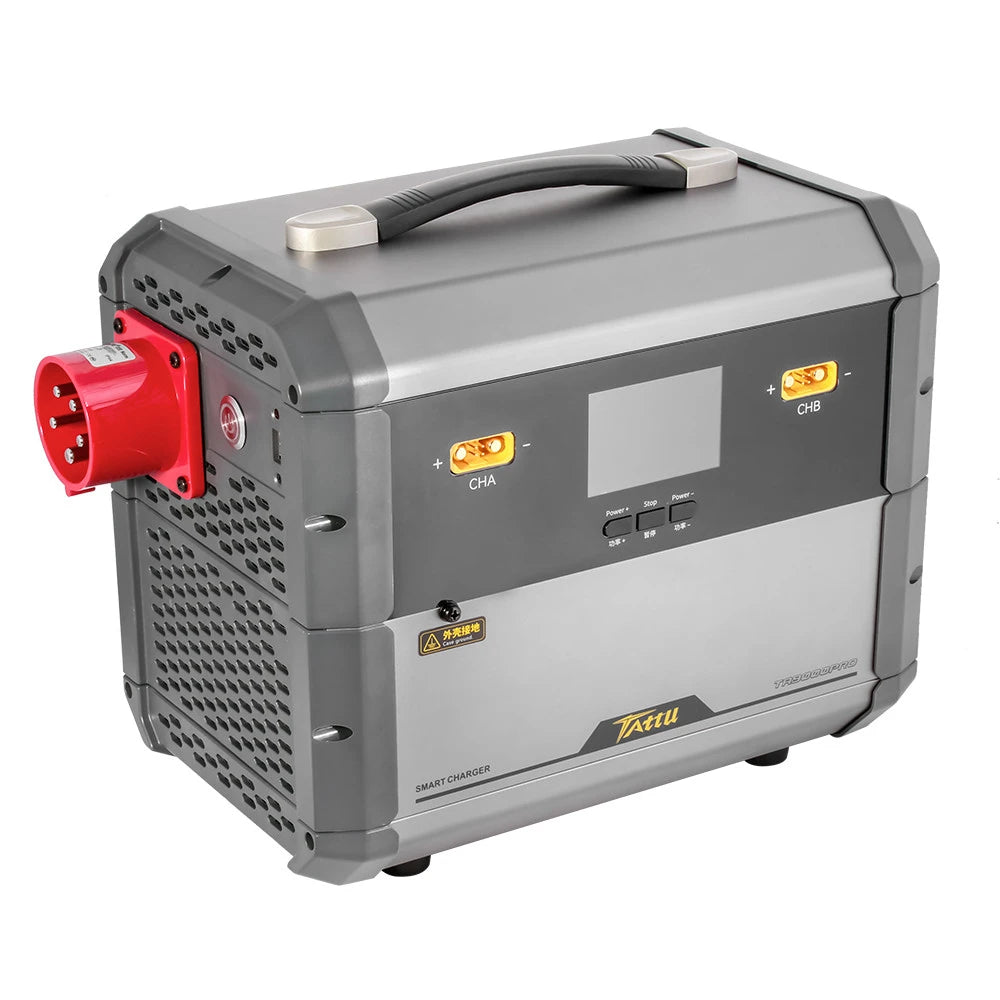 Tattu TA9000 Plus Smart Charger | Dual Channel | 120A 9000W | 12S-24S