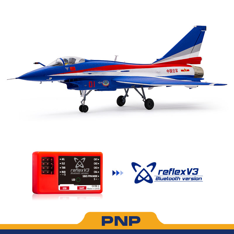 FMS EDF Jet 64mm J-10 with Reflex V3 PNP