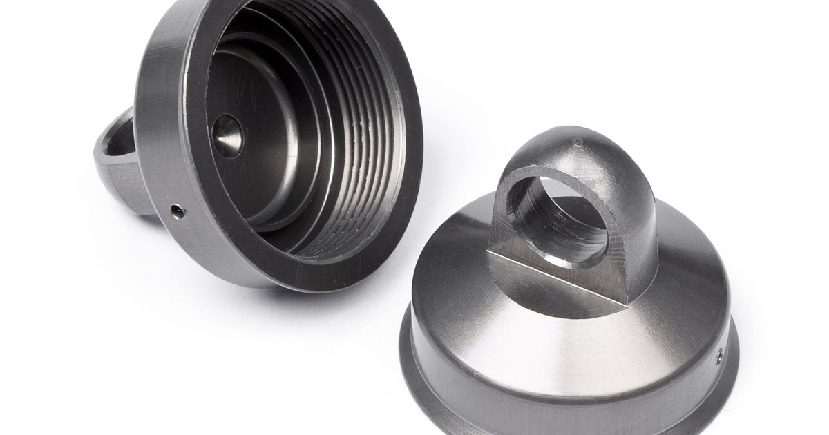 Big Bore Shock Caps, (2pcs), Vorza Flux - Model HPI67433 - HPI Racing