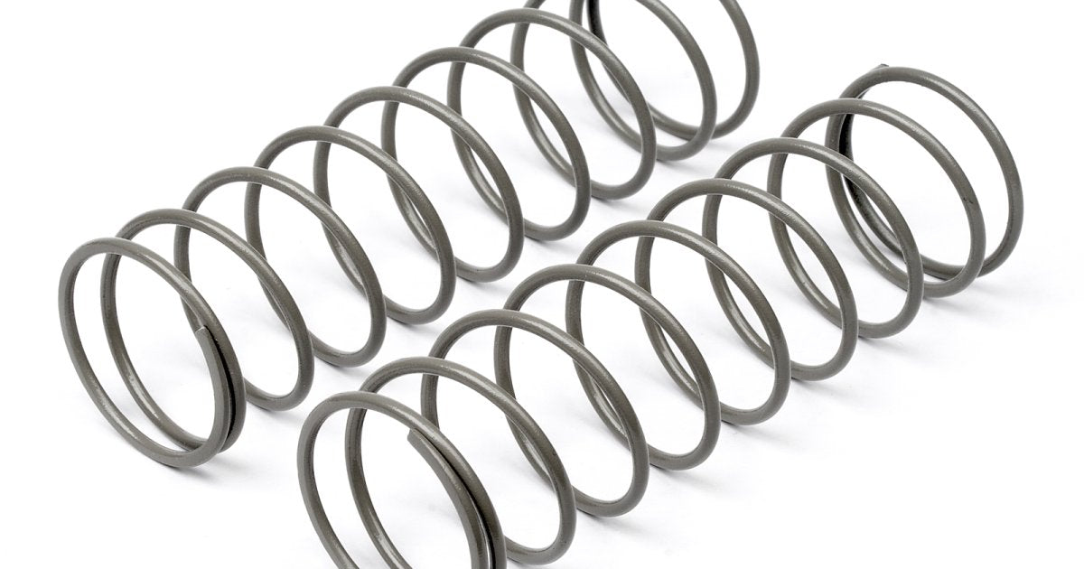 Big Bore Shock Spring, Gray, 76mm/52GF, (2pcs), Vorza Flux (Opt) - Model HPI67453 - HPI Racing
