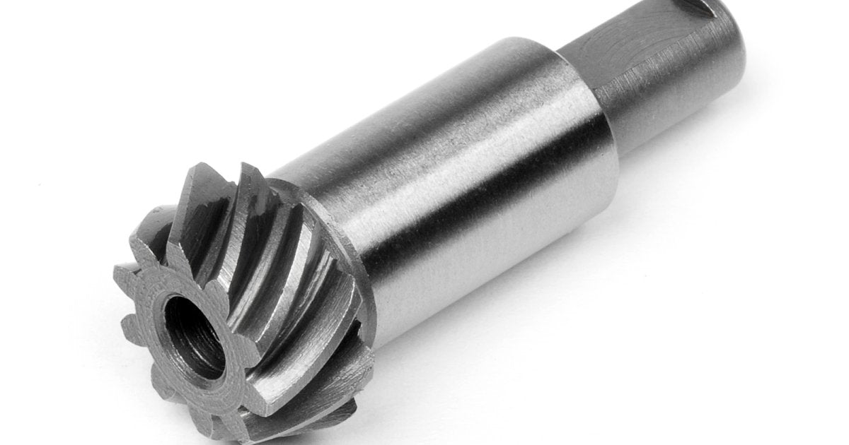 Spiral Pinion Gear, 10 Tooth, Vorza Flux - Model HPI67499 - HPI Racing