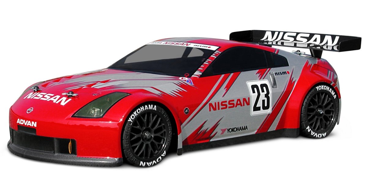 Nissan 350Z Nismo GT Body, Clear, 190mm WB255mm - Model HPI7385 - HPI Racing