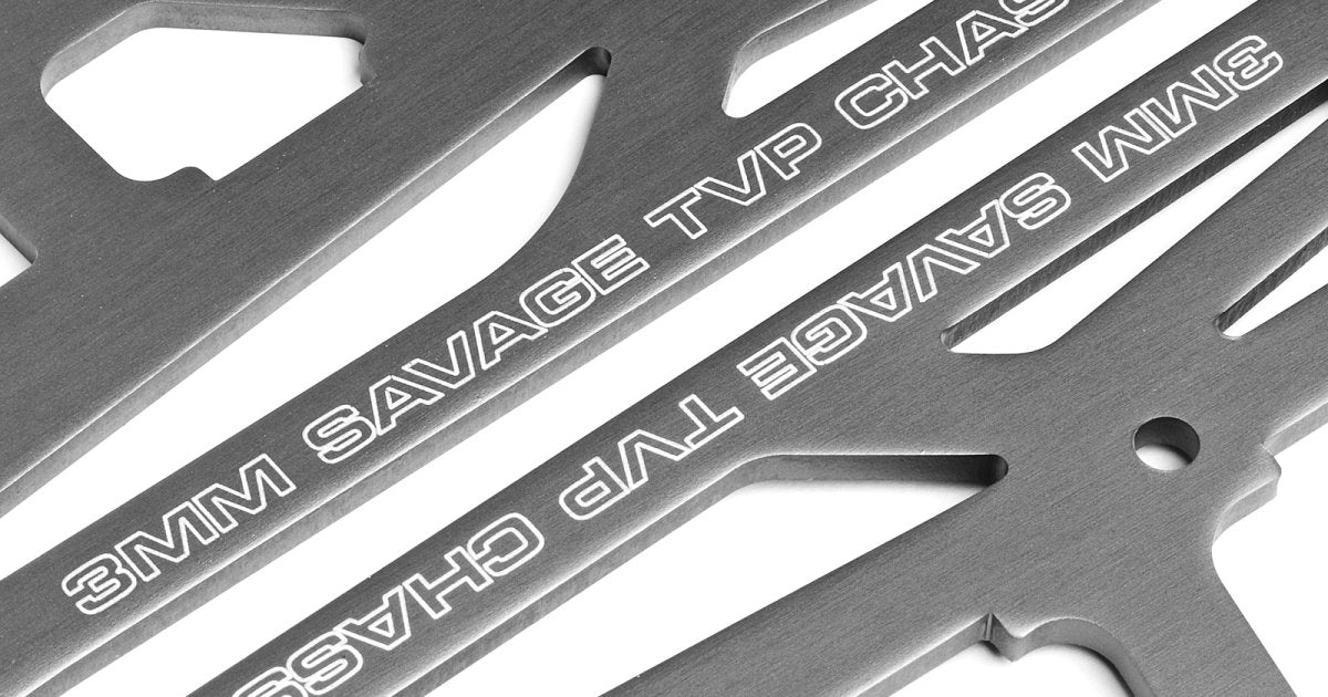 Gray Main Chassis Set, Savage XL. - Model HPI73941 - HPI Racing