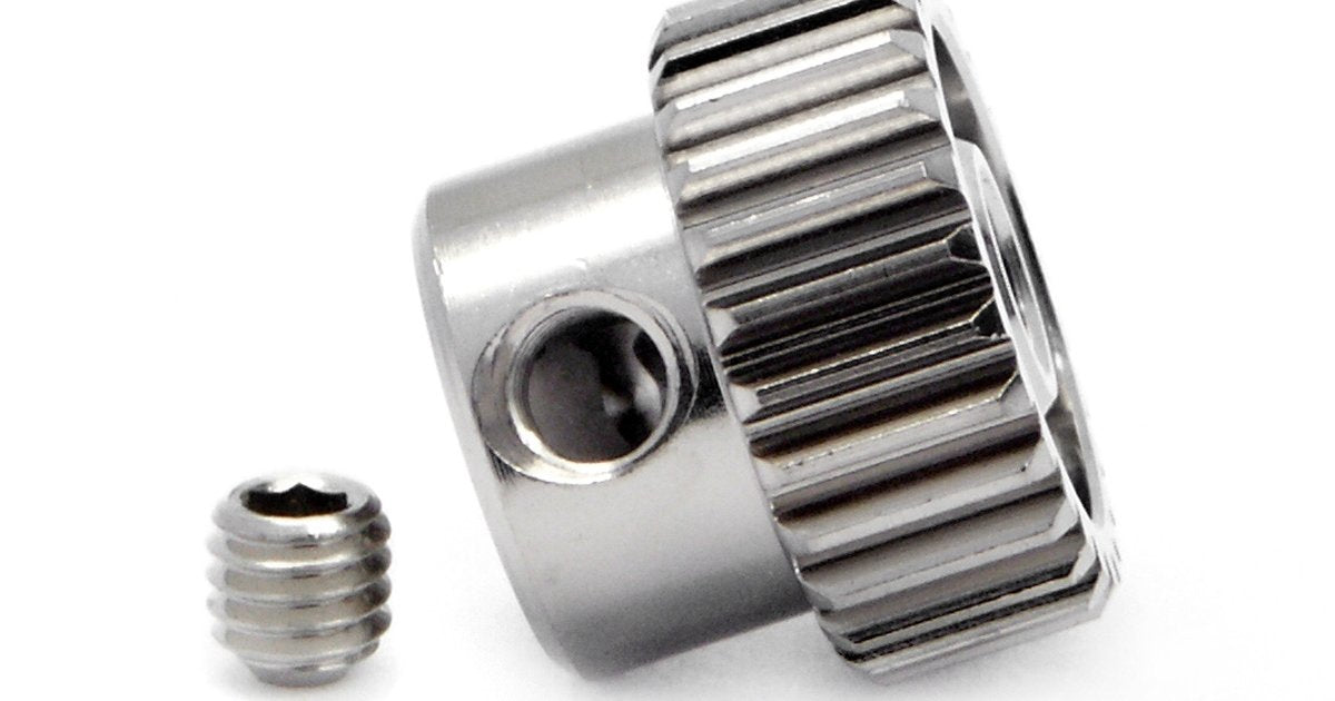 Aluminum Racing Pinion Gear 27 Tooth (64 Pitch) - Model HPI76527 - HPI Racing