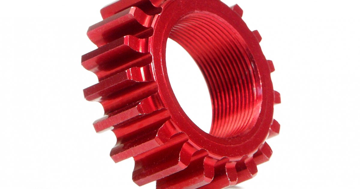 Aluminum Threaded Gear, 19 Tooth, Nitro 3 - Model HPI76979 - HPI Racing