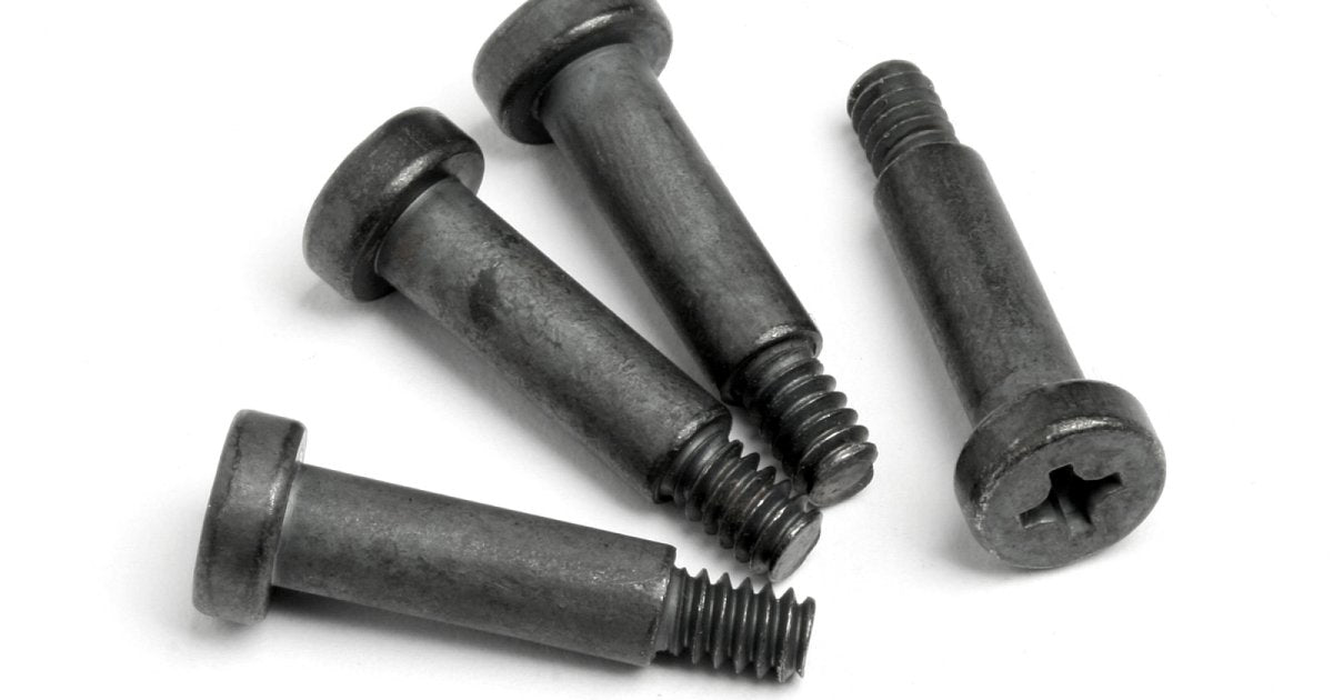 Step Screw, M4X17mm, (4pcs), E-Savage - Model HPI82050 - HPI Racing