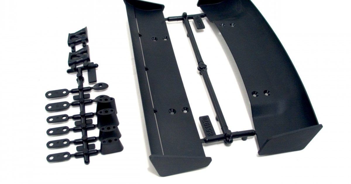 Molded Wing Set, 1/10 Scale, Black - Model HPI85197 - HPI Racing