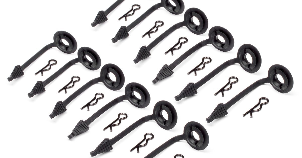 Body Mount Washer, 8mm, (12pcs), Trophy - Model HPI85470 - HPI Racing