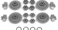 Hex Hub Set, E10 - Model HPI85608 - HPI Racing