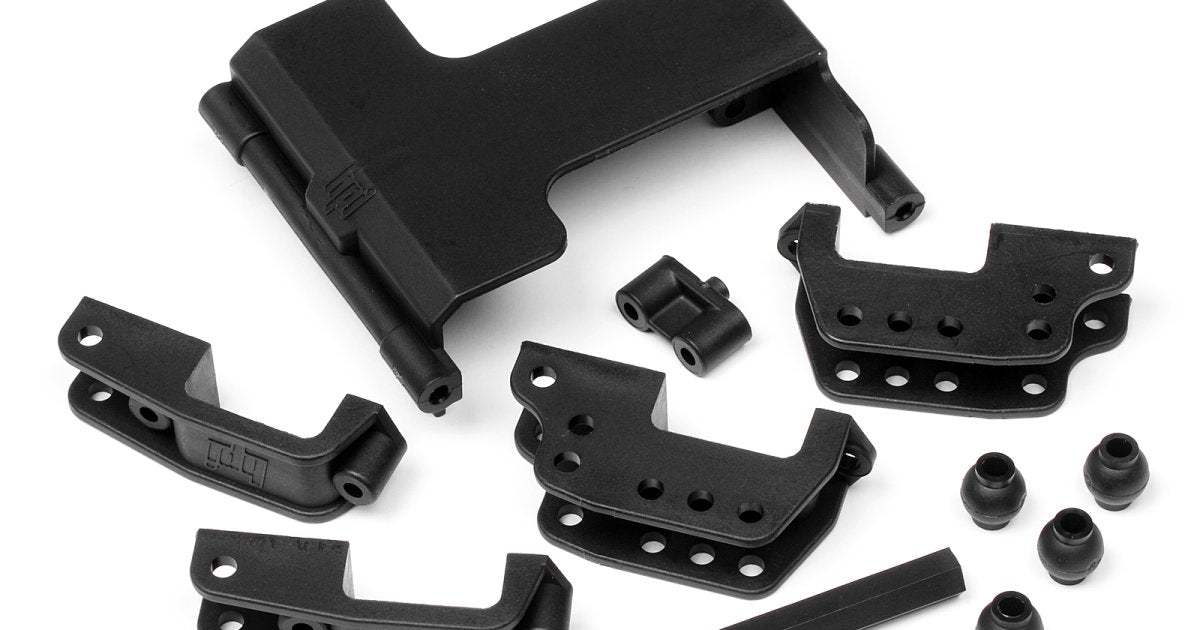 Servo Mount/High Link Bracket Set, Wheely King - Model HPI85632 - HPI Racing