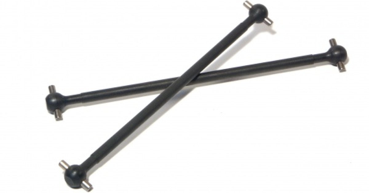 Black Dogbone, 9X123mm, (2pcs), Savage X - Model HPI86058 - HPI Racing