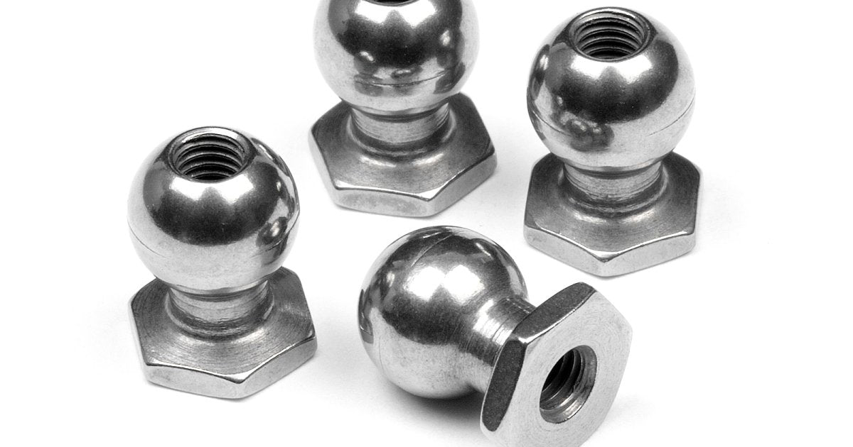 Ball, 6.8X7mm, for Sway Bar, (4pcs), Baja 5 - Model HPI86405 - HPI Racing