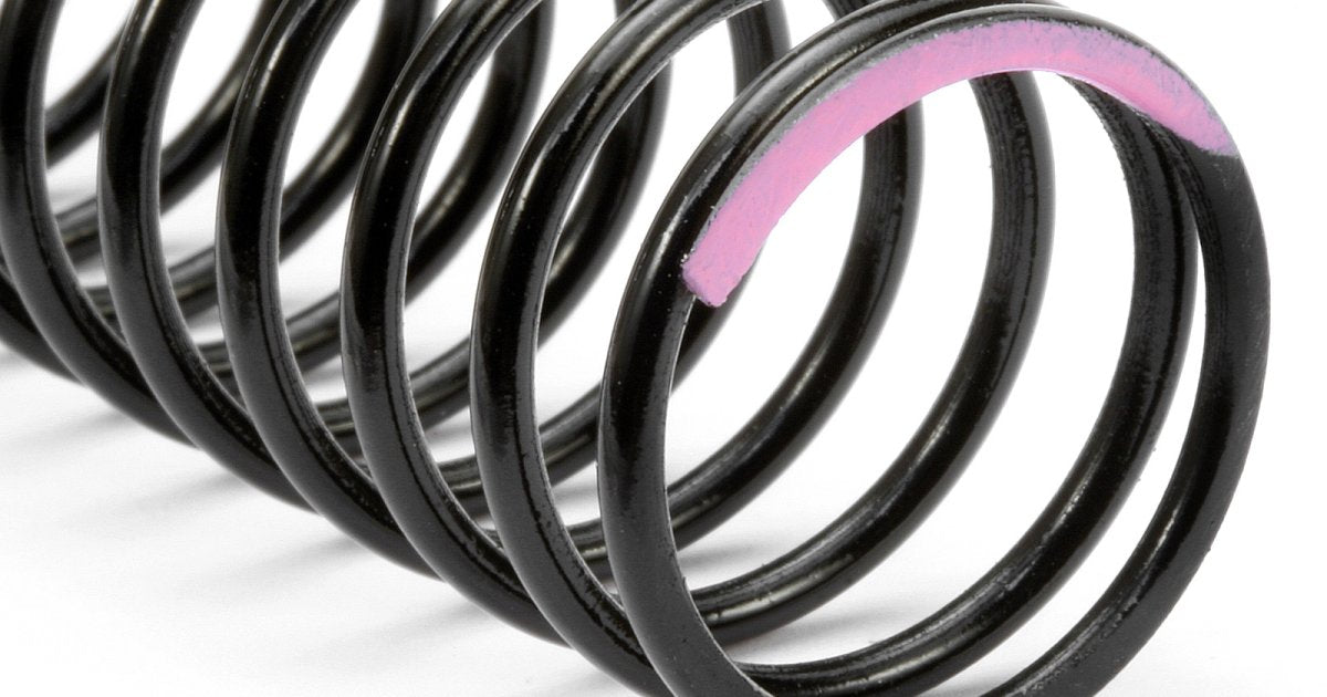 Shock Spring, 18X80X1.8mm, 14.5 Coils, Pink, 134GF/mm - Model HPI86551 - HPI Racing