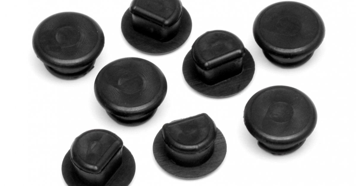 Rubber Cap, 6X5mm, (8pcs) Baja 5 - Model HPI86664 - HPI Racing