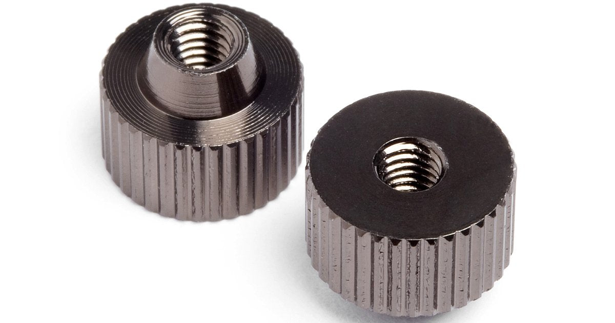 Thumbscrew, M3X9X7mm, (2pcs), Blitz/E-Firestorm - Model HPI86969 - HPI Racing