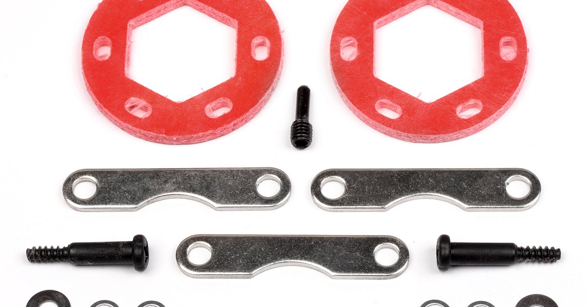 Dual Fiberglass Brake Disk and Plate Set, 19X35X2.5mm, Savage X - Model HPI87055 - HPI Racing