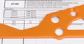 Right Engine Mount Brace, Orange, Baja 5T/SS - Model HPI87490 - HPI Racing