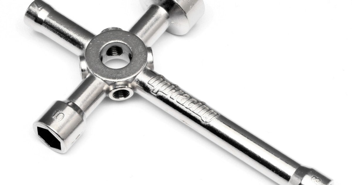 4 Way Glow Plug Wrench (Large) - Model HPI87546 - HPI Racing